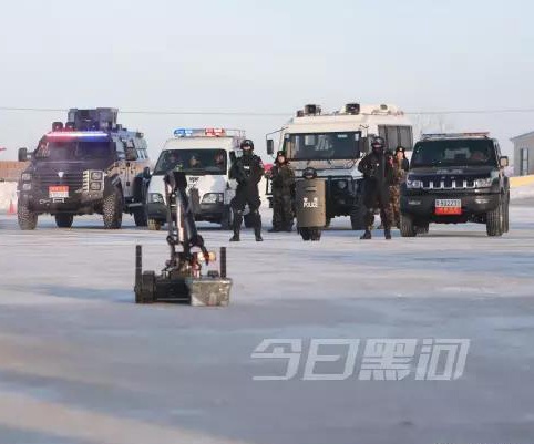黑河反恐防爆實戰！看凌天排爆機器人如何在零下25°迅速出擊。