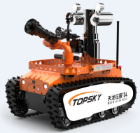 防爆消防滅火偵察機器人 （ 輕型，第10代）（360度云臺版本）